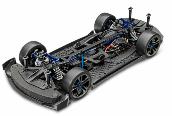 TRX64077-3BLUEX X0-1 blau-X 1/7 4WD Onroad Supercar RTR Brushless, mit TSM